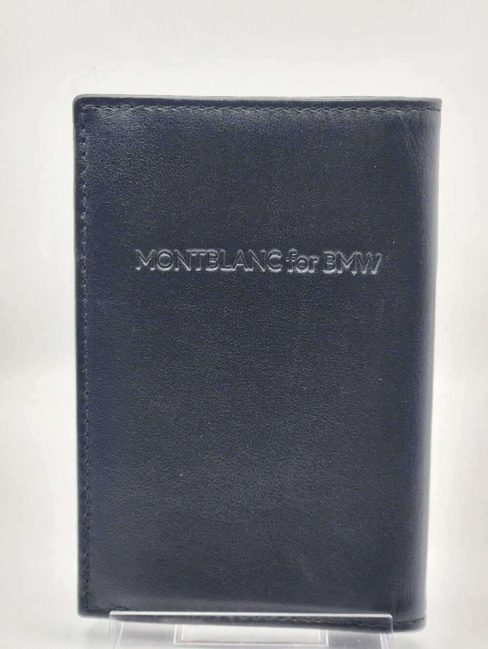 Montblanc For BMW Black Leather Business Card Holder